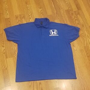 Gildan Honda 4 Men's Polo Shirts In Blue, Purple, Green, And Maroon.